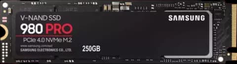 حافظه SSD اینترنال 250 گیگابایت Samsung مدل  980 PRO NVMe M.2