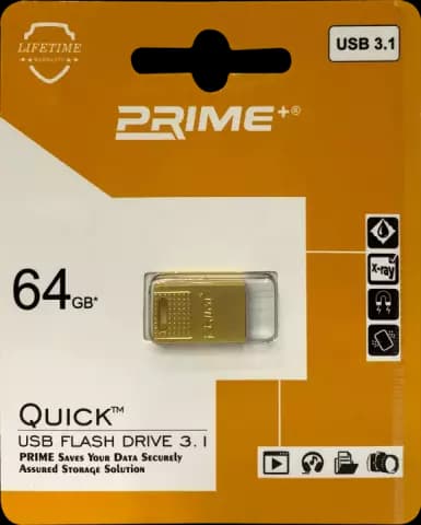فلش مموری 64 گیگابایت PRIME مدل  QUICK