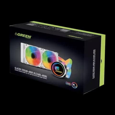 خنک کننده پردازنده  Green مدل GLACIER STREAM GLC240S-ARGB