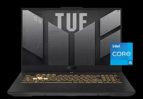 لپ تاپ 17.3 اینچ Asus مدل (کاستوم شده) (i5 12500H-16GB-512GB SSD-RTX3050-FHD) TUF Gaming F17 FX707ZC4 