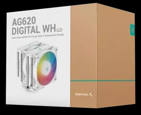 خنک کننده پردازنده Deepcool مدل AG620 DIGITAL WH ARGB