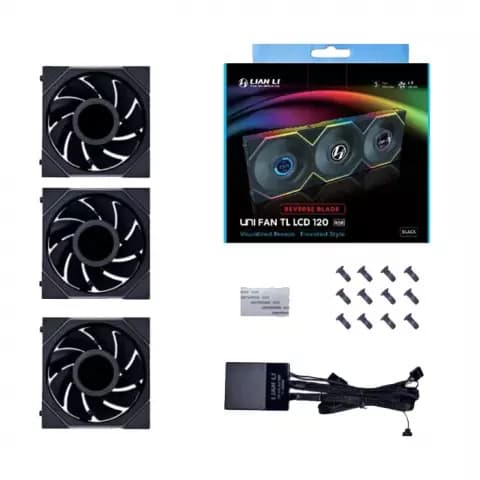 فن کیس  Lian Li مدل  UNI FAN TL LCD 120 REVERSE BLADE