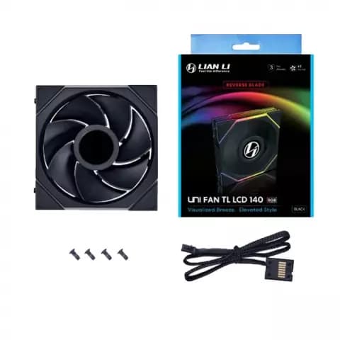 فن کیس  Lian Li مدل  UNI FAN TL LCD 120 REVERSE BLADE