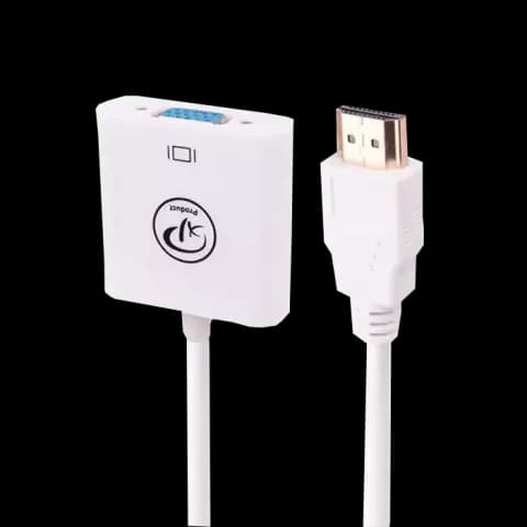 کابل تبدیل HDMI به VGA ایکس پی پروداکت مدل XP-T886K همراه با کابل AUX