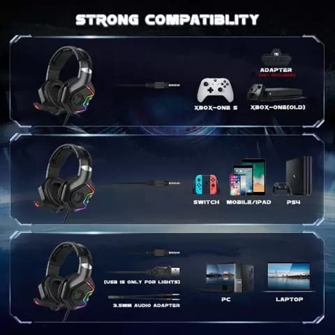 هدست سیمی گیمینگ Onikuma مدل K10 Pro