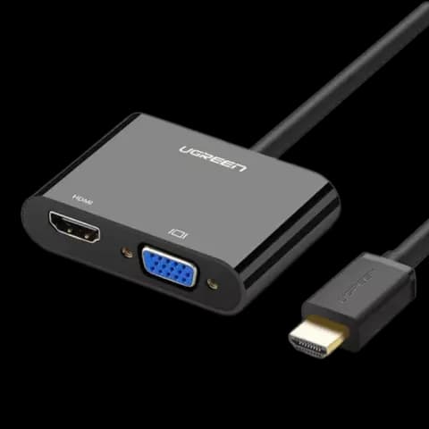 کابل تبدیل HDMI به VGA و HDMI یوگرین مدل CM101-40744