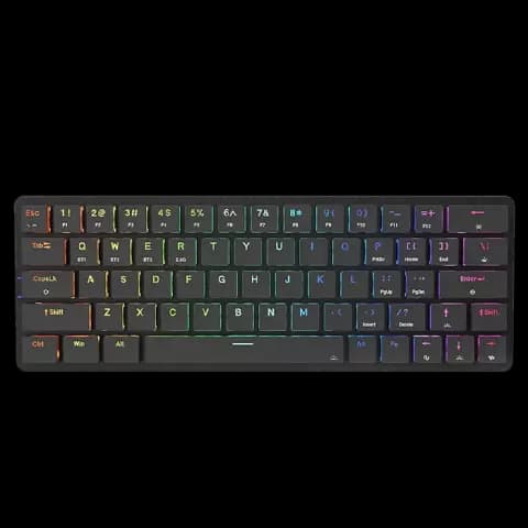 کیبورد بی سیم گیمینگ Redragon مدل Elise Pro K624P-KBS با سوییچ آبی