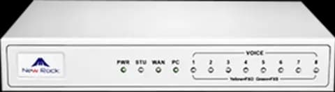گیت وی 8 پورت New Rock مدل MX8G-8S