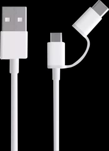 کابل USB به XIAOMI MICRO USB با تبدیل TYPE C مدل SJX02ZM