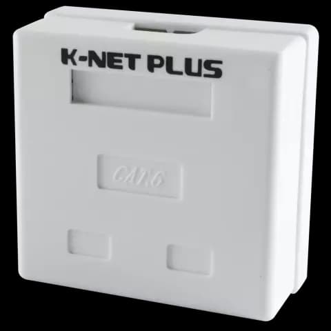 پریز روکار دو پورت K-NET PLUS مدل KP-N1108