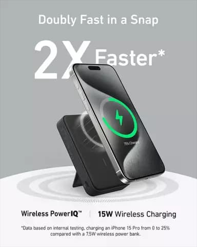 پاوربانک 10000 میلی آمپر ساعت Anker مدل PowerCore 10K (MagGo) A1654