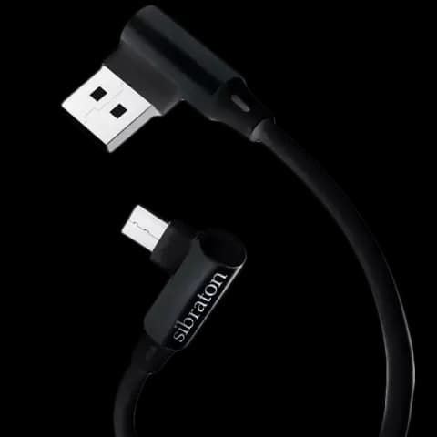کابل شارژ 1.1 متری USB به Micro USB سیبراتون مدل S241A