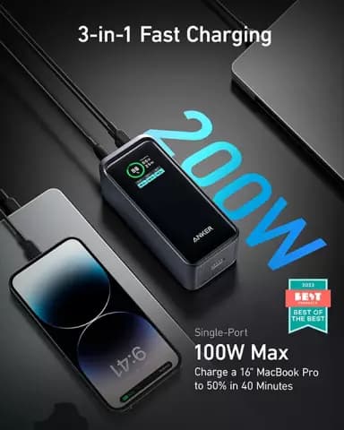 پاوربانک 20000 میلی آمپر ساعت Anker مدل Prime A1336