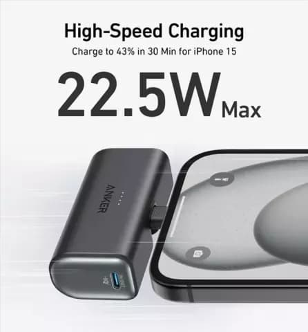 پاور بانک 5000 میلی آمپر ساعت Anker مدل Nano A1653