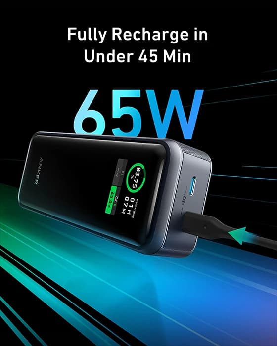 پاوربانک 12000 میلی آمپر ساعت Anker مدل Prime A1335