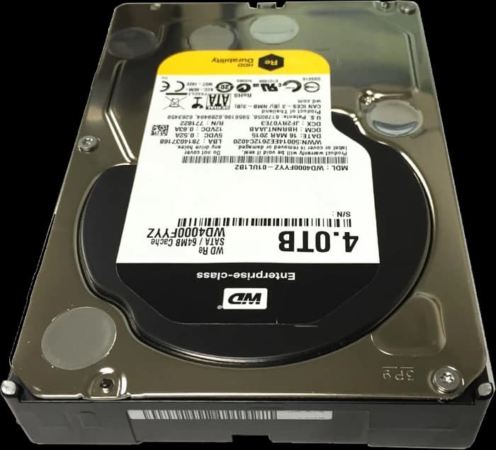 هارد اینترنال 4 ترابایت WD مدل Black WD4000FYYZ