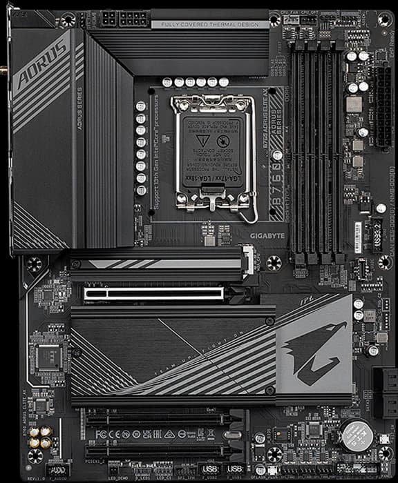 مادربرد GIGABYTE مدل B760 AORUS ELITE AX (rev. 1.x)