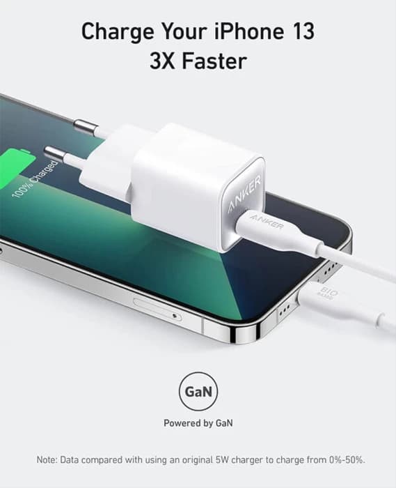 شارژر دیواری 30وات Anker مدل 511 Nano 3 