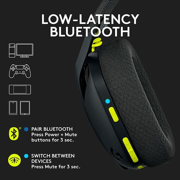 هدست بی سیم گیمینگ Logitech مدل G435