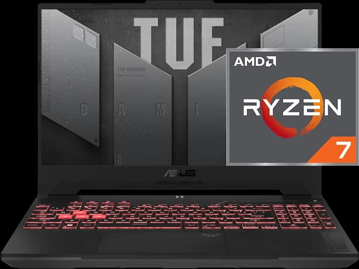 لپ تاپ گیمینگ 15.6 اینچ Asus مدل TUF Gaming A15 FA507NUR-LP009 (R7 7435HS-16GB-1TB SSD-RTX4050-FHD-Backlight)