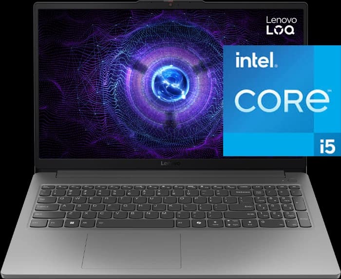 لپ تاپ گیمینگ 15.6 اینچ Lenovo مدل LOQ 15IAX9E (i5 12450HX-16GB-512GB SSD-RTX2050-FHD-Backlight-Mouse)