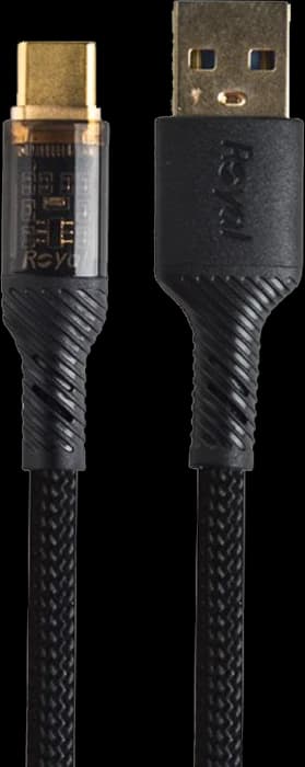 کابل شارژ 1 متری USB به Type-C رویال مدل RCC-135
