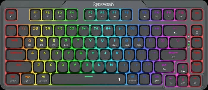 کیبورد بی سیم گیمینگ Redragon مدل AETHER K706 PRO با سوئیچ قرمز
