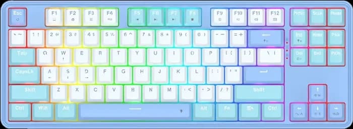 کیبورد سیمی گیمینگ Redragon مدل Starblade K707 WBB RGB