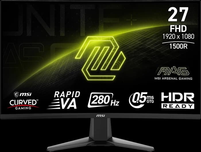 مانیتور منحنی گیمینگ 27 اینچ MSI مدل MAG 276CXF