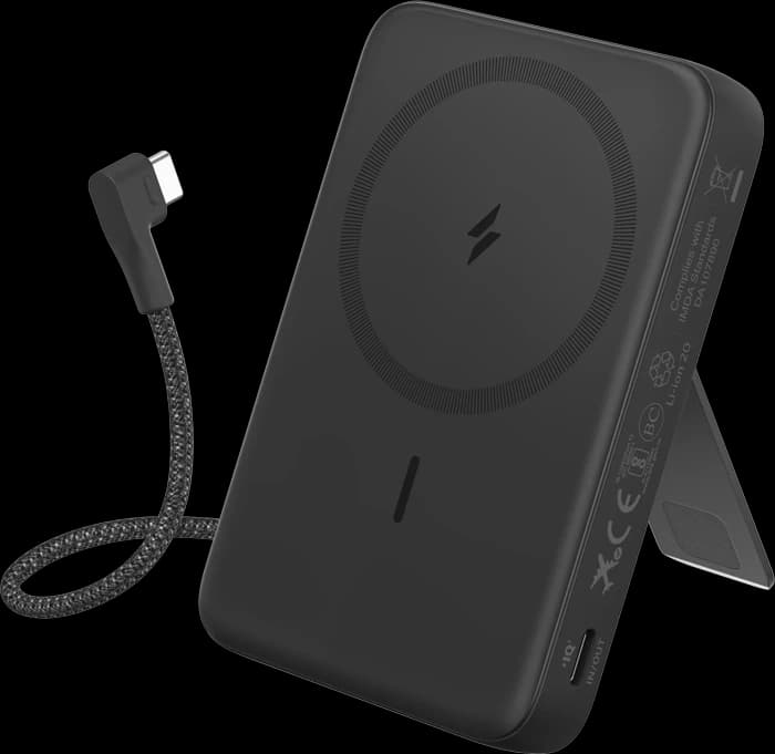 پاور بانک 10000 میلی‌آمپر ساعت Anker مدل Zolo Magnetic A1685