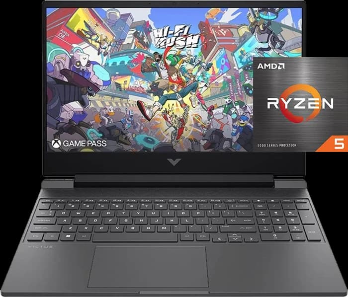 لپ تاپ گیمینگ 15.6 اینچ HP مدل Victus 15-fb2063dx (R5 7535HS-32GB-1TB SSD-RX 6550M-FHD-Backlight)