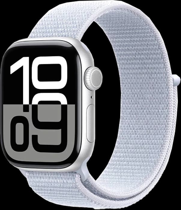 ساعت هوشمند Apple Watch سری 10 مدل  Silver Al Blue Cloud SL GPS 46MM