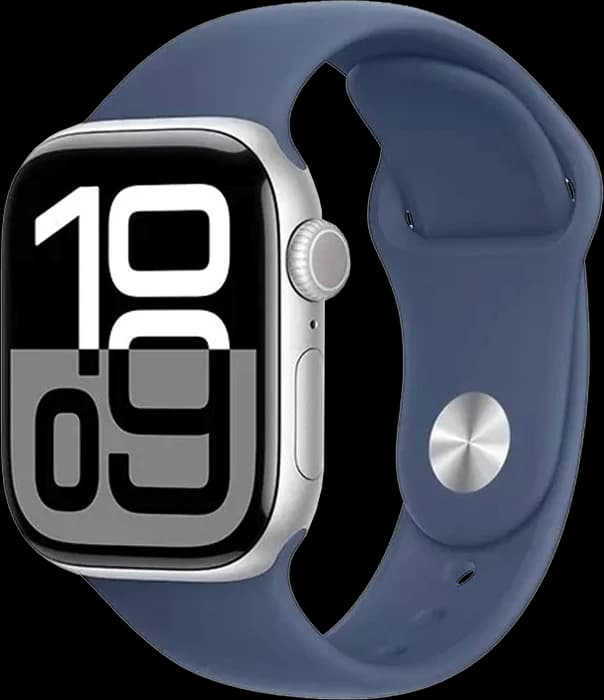 ساعت هوشمند Apple Watch سری 10 مدل  Silver AL Denim SB 46MM