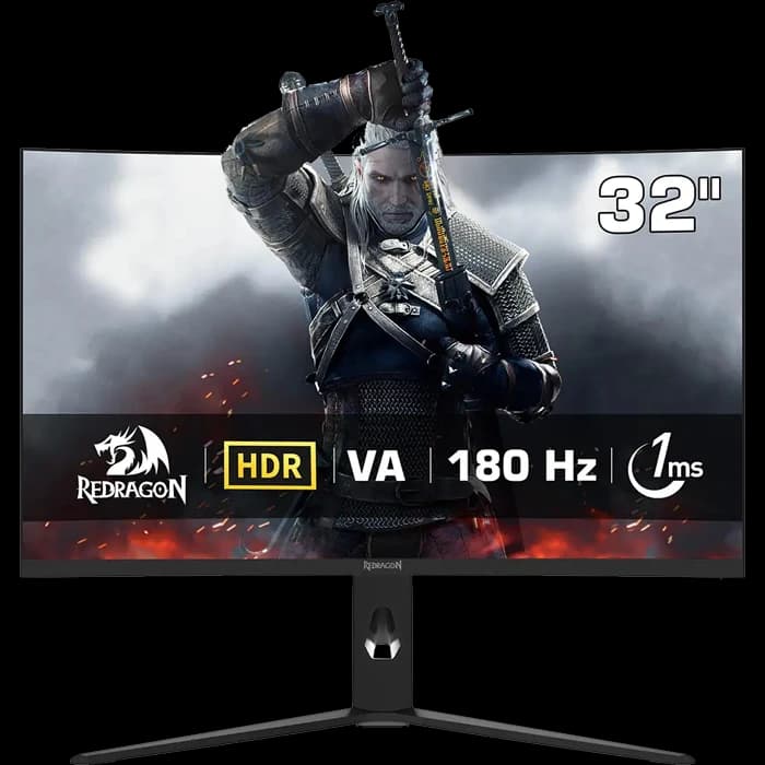 مانیتور گیمینگ 32 اینچ Redragon مدل Q3212RVC