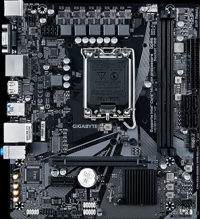 مادربرد Gigabyte مدل H610M S2H V2 (rev. 1.0) DDR5