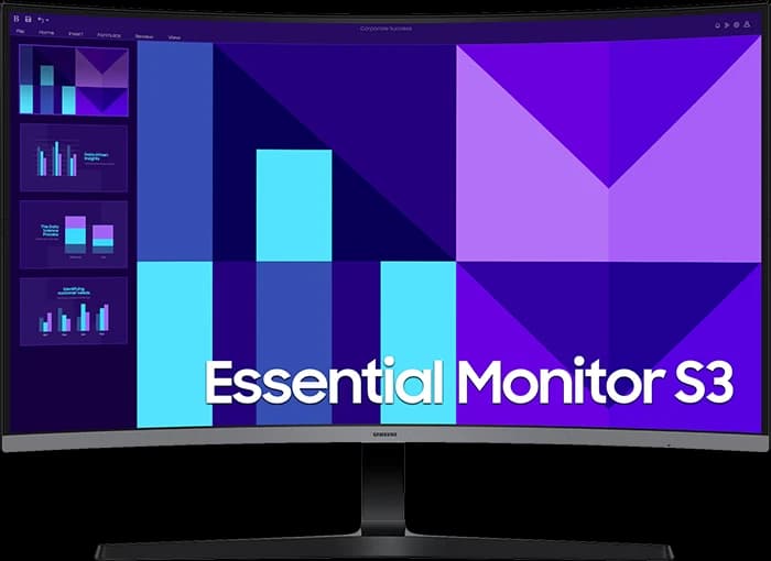 مانیتور 32 اینچ Samsung مدل Essential S3 LS32D392GAMXUE