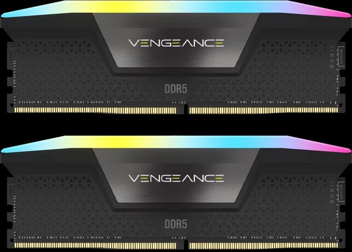 رم کامپیوتر 32 گیگابایت (2*16GB) CORSAIR مدل VENGEANCE RGB 7000Mhz DDR5 CL34