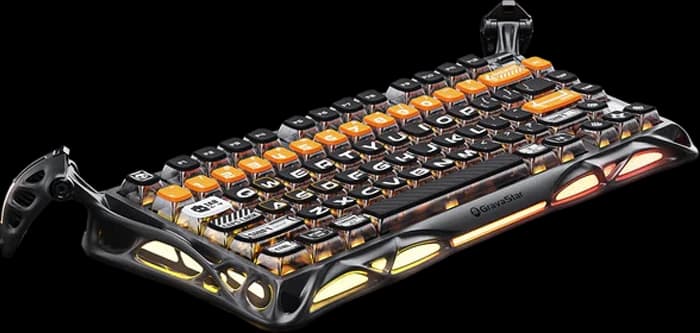 کیبورد مکانیکال گیمینگ GravaStar مدل Mercury K1 Pro CyberFlare