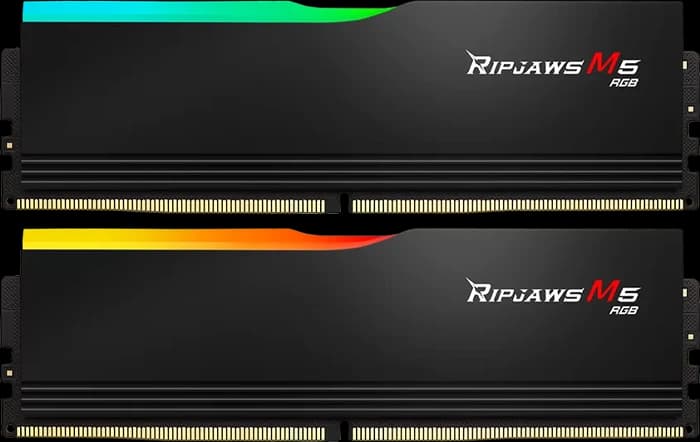 رم کامپیوتر 32 گیگابایت (2*16GB) G.SKILL مدل RIPJAWS M5 RGB 6400Mhz DDR5 CL36