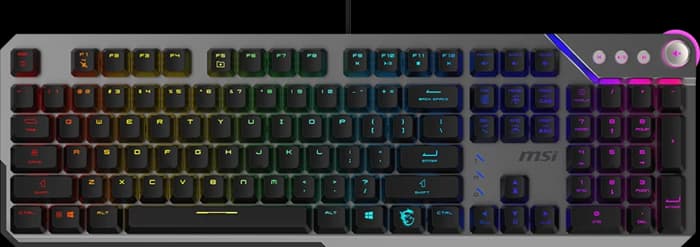 کیبورد گیمینگ سیمی MSI مدل STRIKE 600