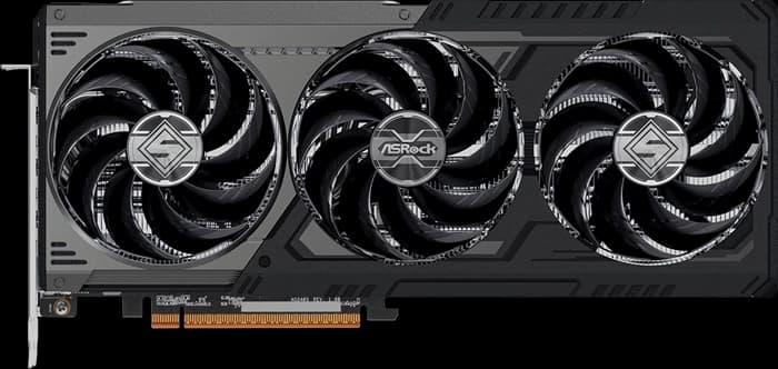 کارت گرافیک ASRock مدل Radeon RX 9070 XT Steel Legend Dark 16GB