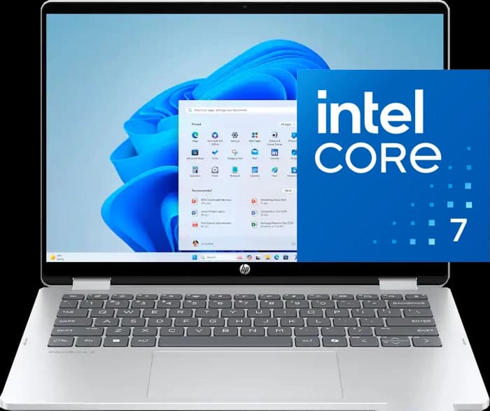 لپ تاپ 14 اینچ HP مدل OMNIBOOK 5 FLIP 14-FP0023DX B86Q7UA#ABA (Core 7 150U-16GB LPDDR5-512GB SSD-2k)
