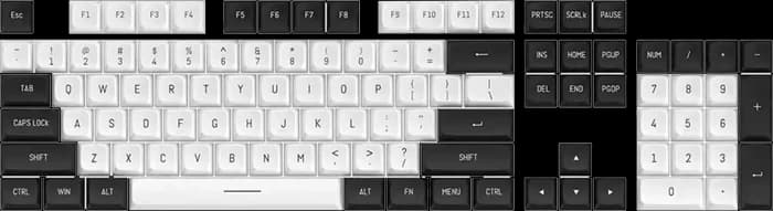 مجموعه کامل کلید کیبورد مکانیکال Redragon مدل A132 CSA PBT