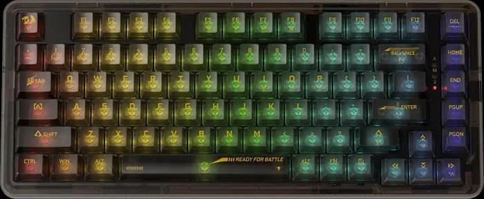 کیبورد مکانیکال گیمینگ بی سیم Redragon مدل ELF PRO K649