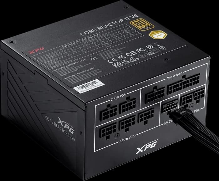 پاور 750 وات ADATA مدل XPG CORE REACTOR II VE 750G-BKCEU