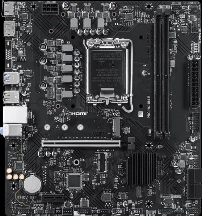 مادربرد  MSI مدل PRO H610M-B DDR5