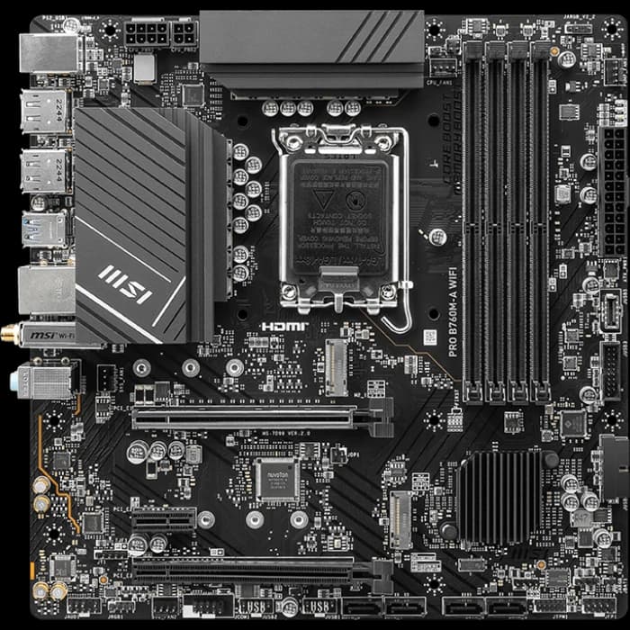 مادربرد MSI مدل PRO B760M-A WIFI DDR5