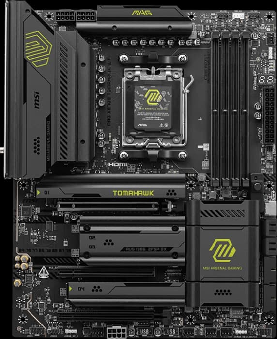 مادربرد MSI مدل MAG X870E TOMAHAWK WIFI