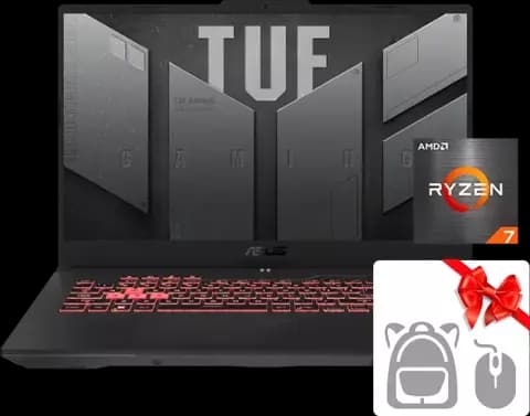لپ تاپ گیمینگ 17.3 اینچ Asus مدل TUF Gaming A17 FA707RW- HX031