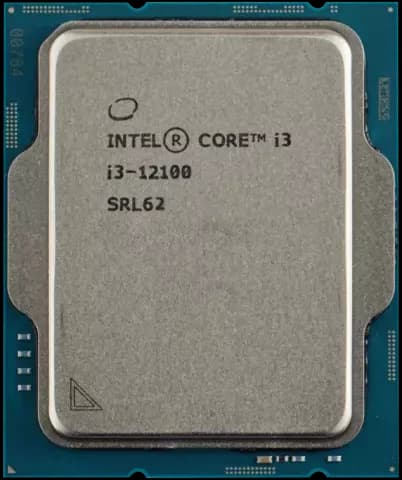 پردازنده  Intel مدل Core i3 12100
